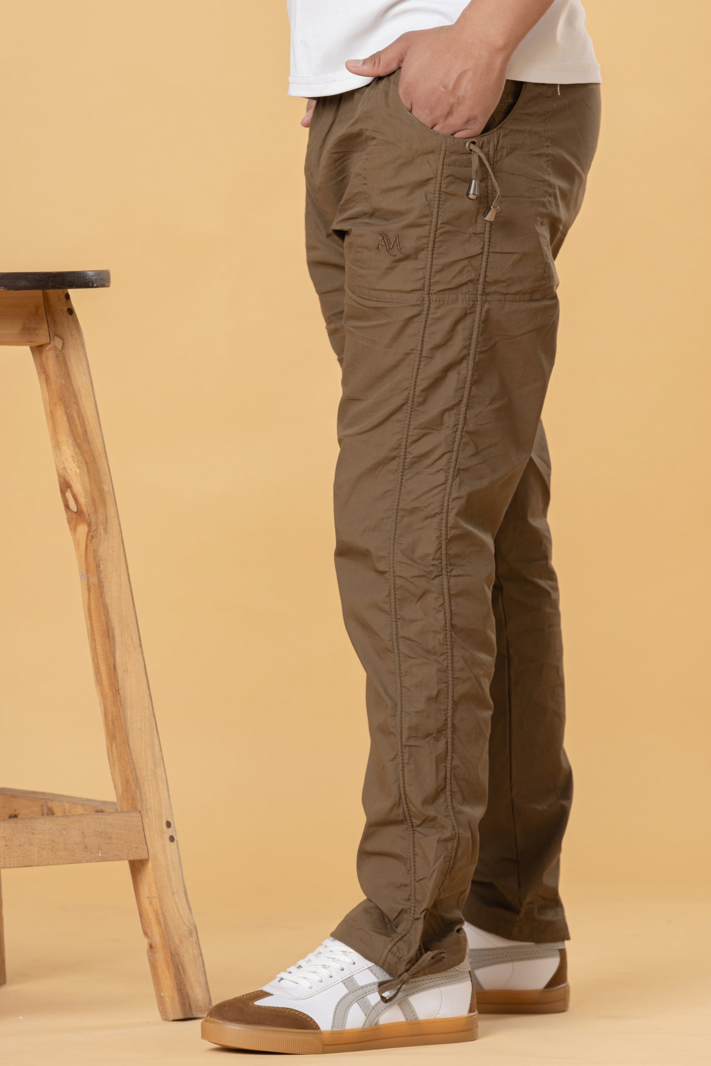 Men’s Brown Cotton Pyjama