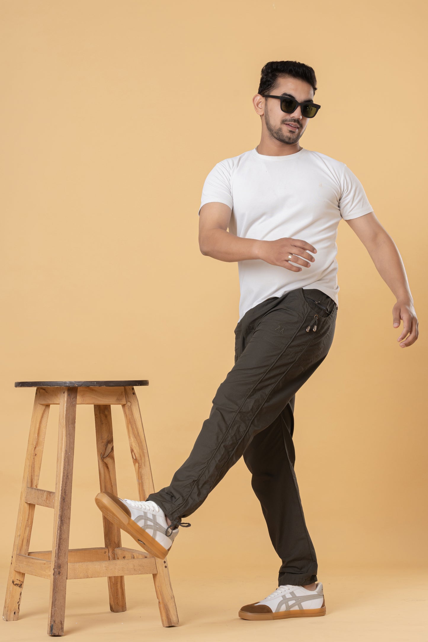 Men’s Forest Olive Relaxed Fit Cotton Pyjama