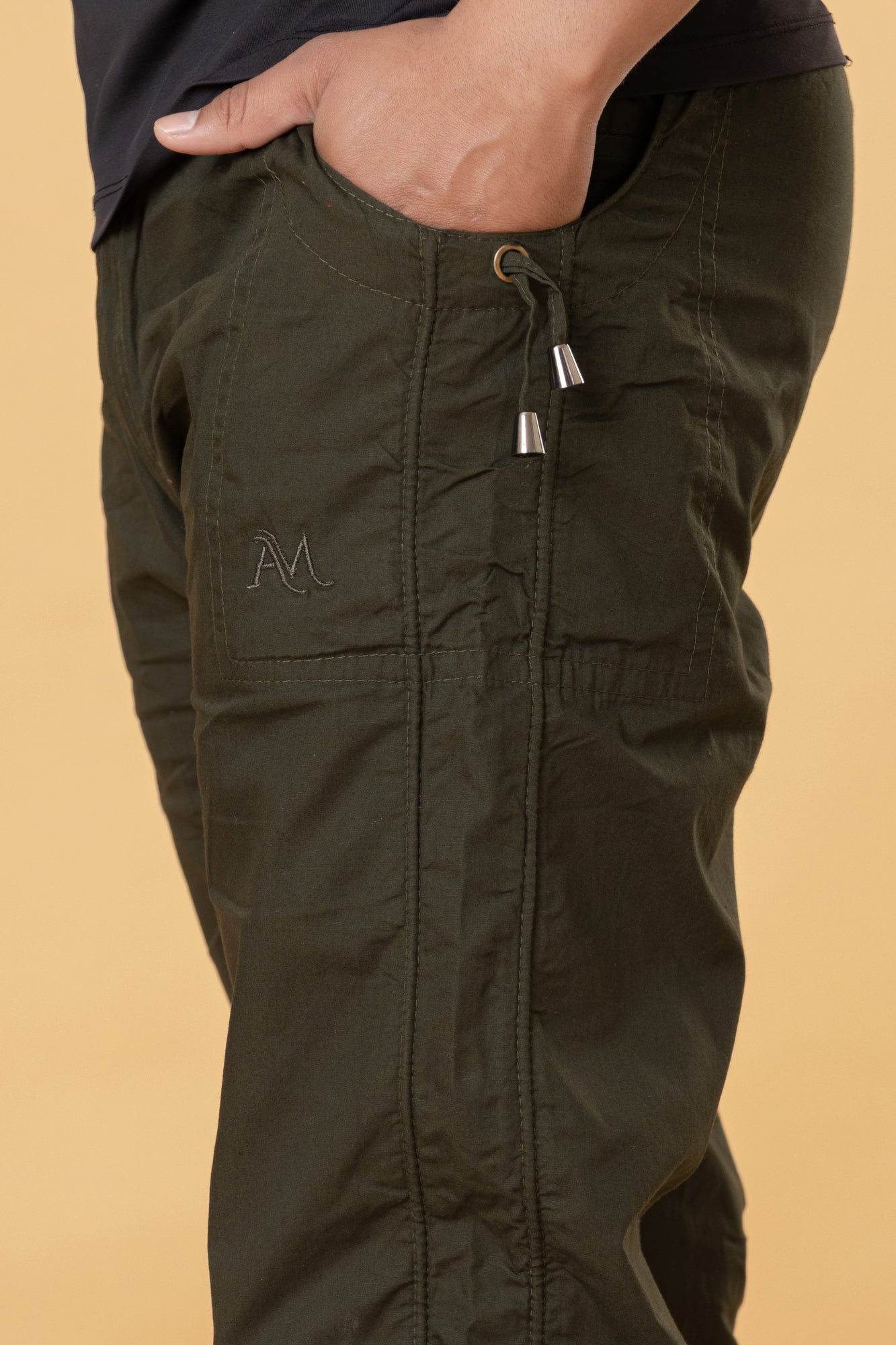 Men’s Army Green Cotton Pyjama