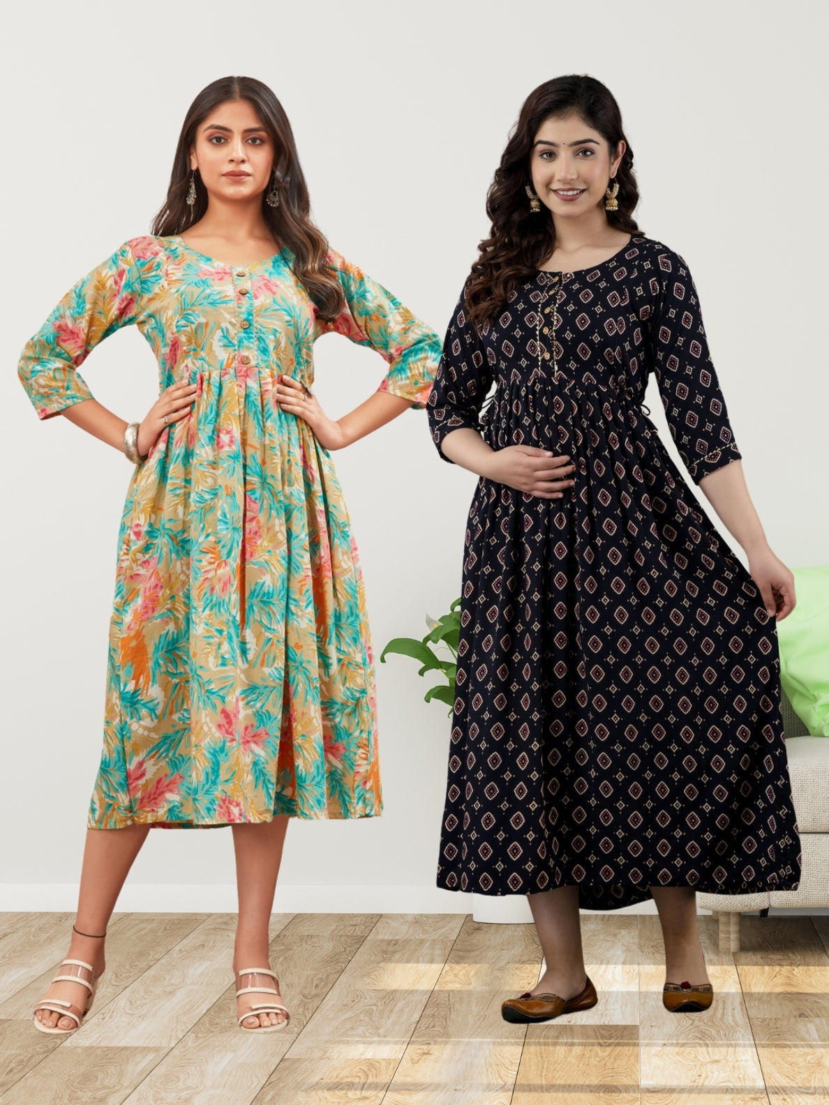 Nursing Kurti Double Pack