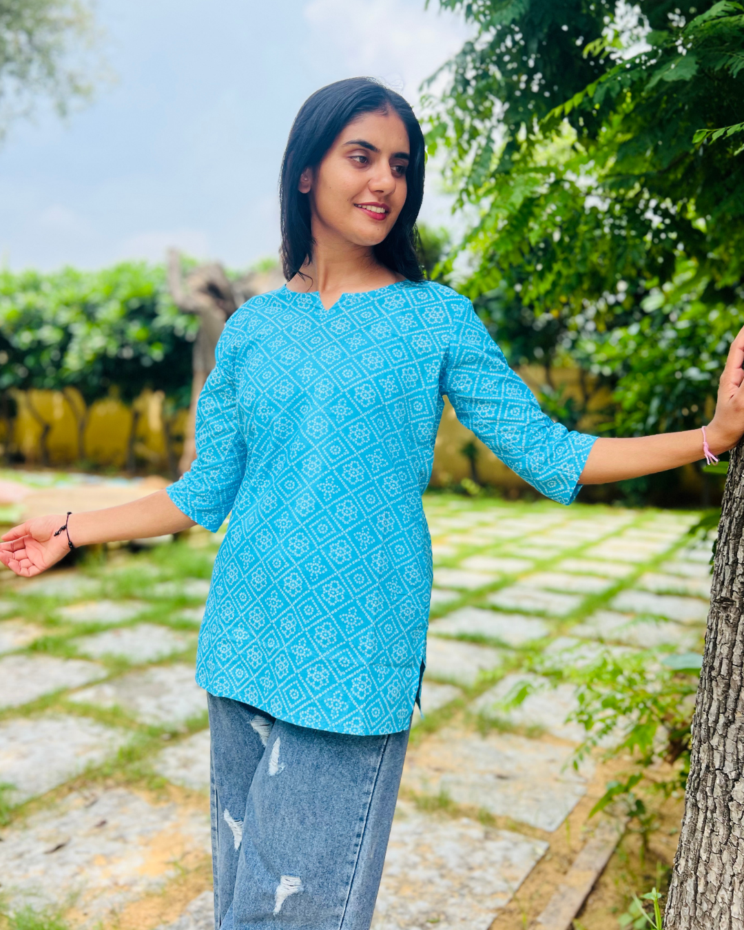 3 Kurtis for ₹1,199