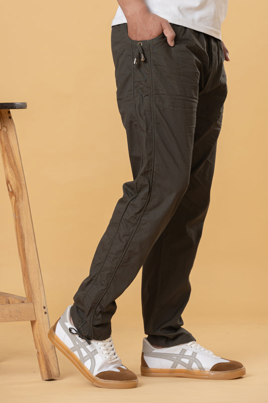 Men’s Forest Olive Relaxed Fit Cotton Pyjama