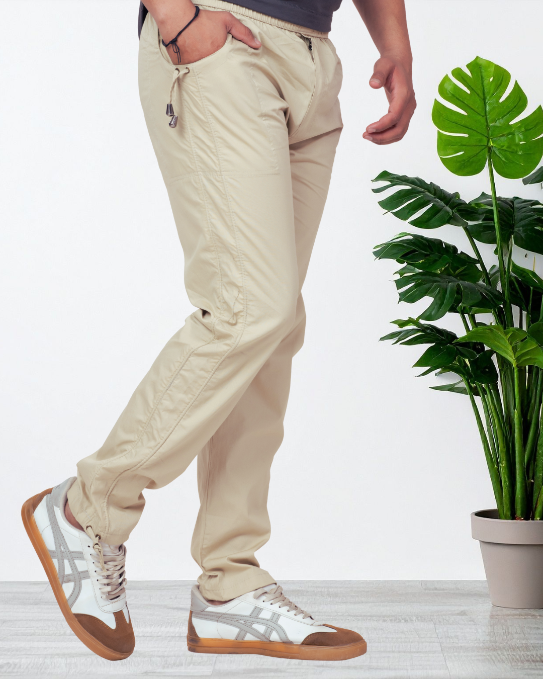 Men’s Cream Dust Cotton Pyjama