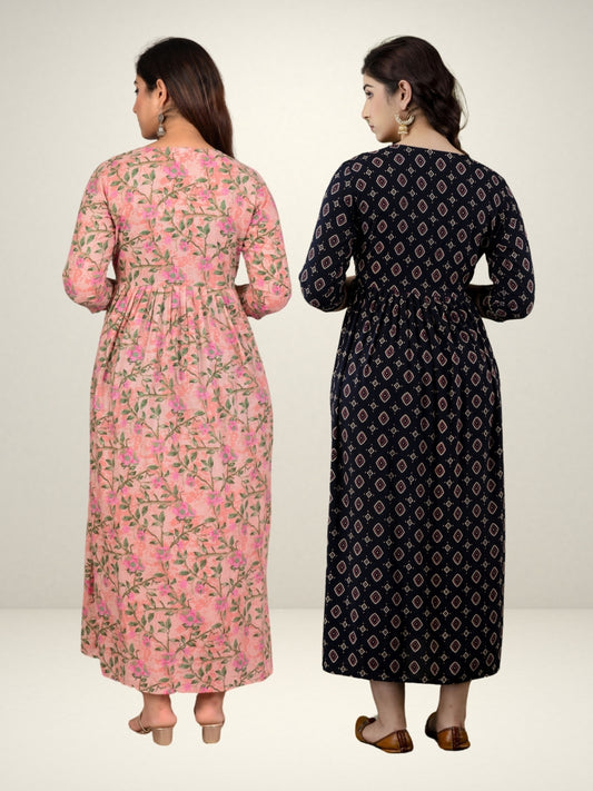 Casual & Chic Maternity Kurti Combo (2 pcs)