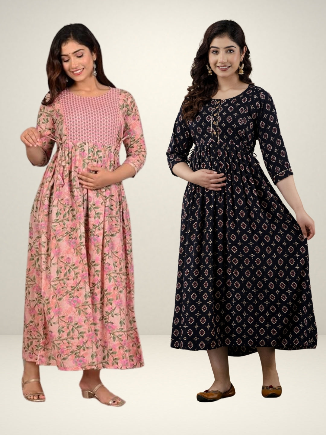 Casual & Chic Maternity Kurti Combo (2 pcs)