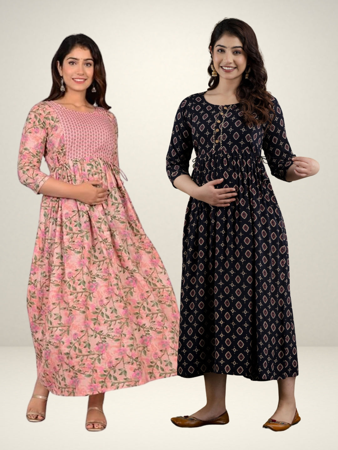 Casual & Chic Maternity Kurti Combo (2 pcs)