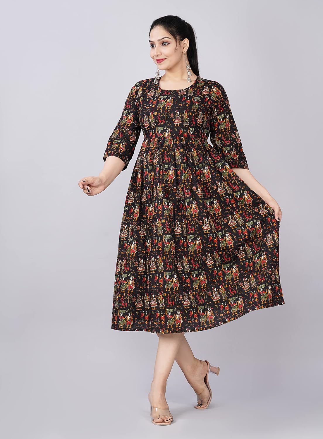 Jikonet Women's Maternity Kurti for Feeding Zippers (VJK)