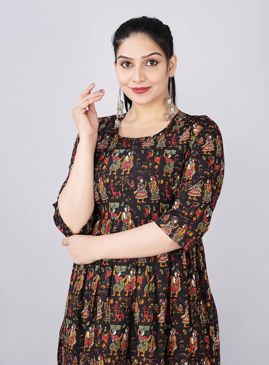 Jikonet Women's Maternity Kurti for Feeding Zippers (VJK)
