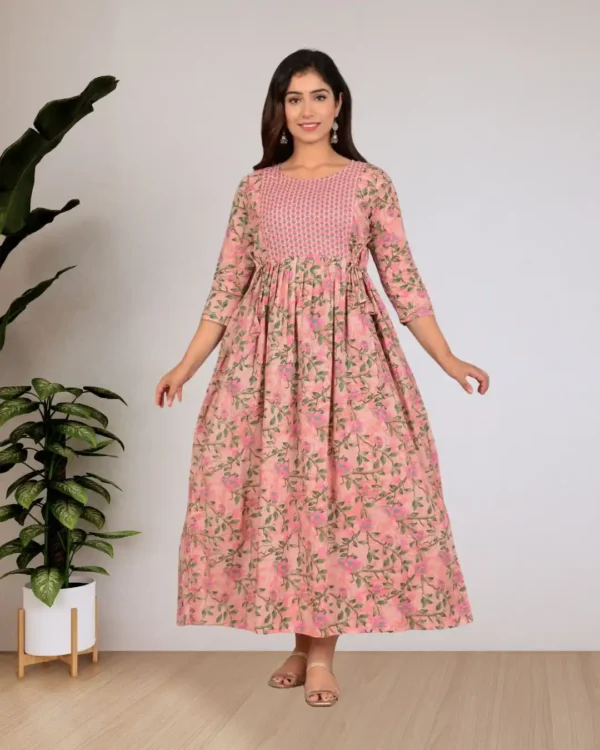 Feemel Cotton Maternity Kurti – Stylish & Comfortable for Feeding Moms (Copy)