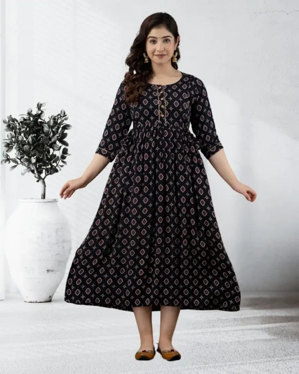 Feemel Cotton Maternity Kurti – Stylish & Comfortable for Feeding Moms